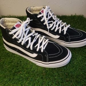 Vans Sk8-Hi Black and White Sneakers